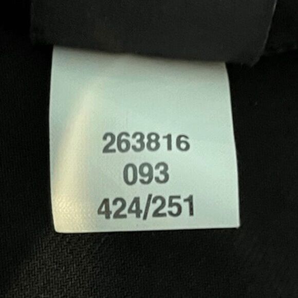 Moda International Lace Back Faux Wrap Mini Dress Black Sleeveless V-Neck M - Picture 7 of 8